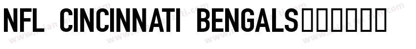 NFL Cincinnati Bengals字体转换